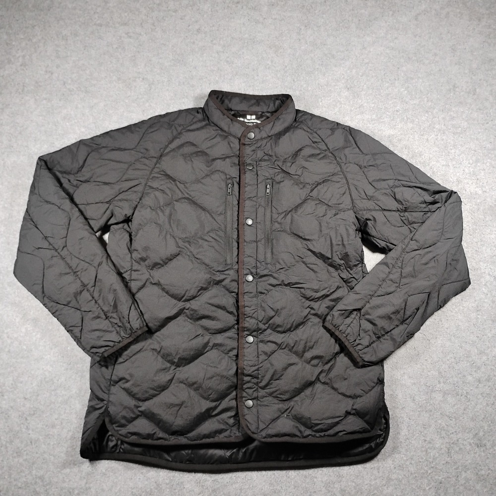 Uniqlo White Mountaineering Recycled Hybrid Down Jacket Mens Medium Black